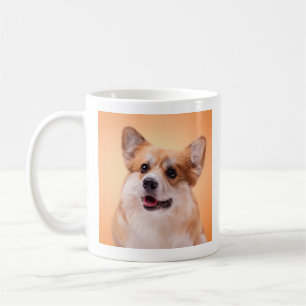 Happy Pembroke Welsh Corgi Portrait Classic Coffee Mug