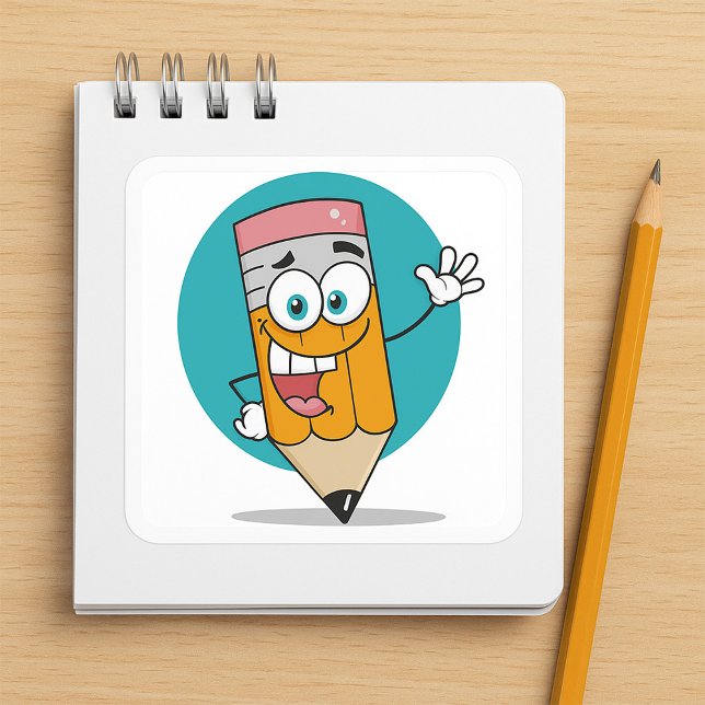 Happy Pencil Stickers (Creator Uploaded)