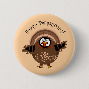 Happy PengsGiving Turkey Button