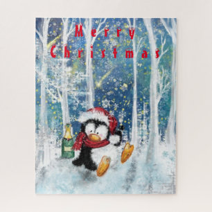 Happy Penguin - Christmas Jigsaw Puzzle