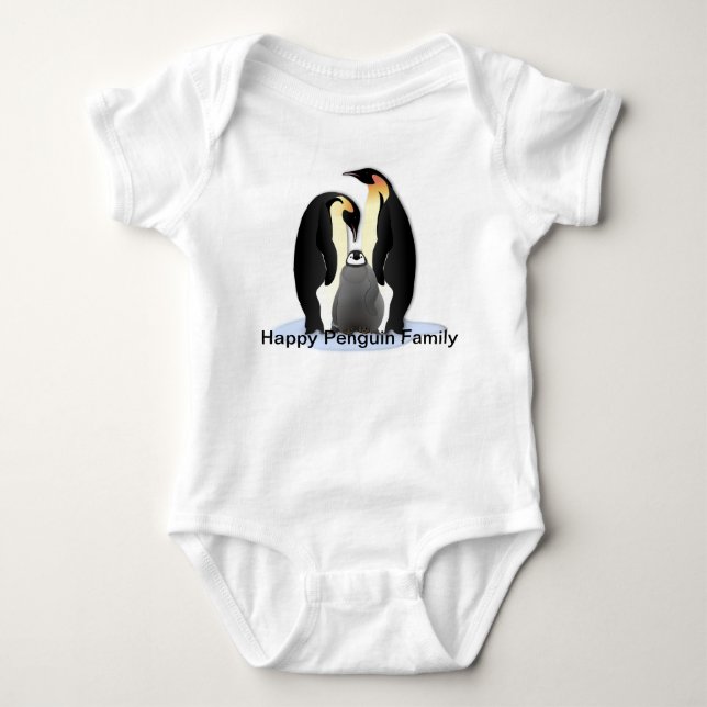 Happy Penguin Family Infant Shirt (Front)