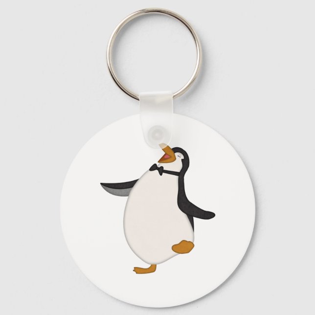 Happy Penguin Keychain (Front)
