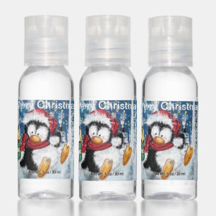 Happy Penguin - Merry Christmas Hand Sanitizer