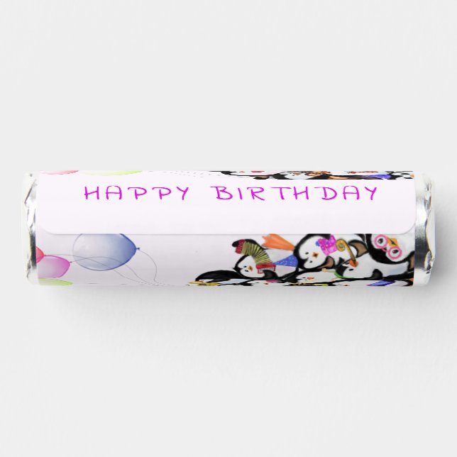 Happy Penguin Party Your Birthday Gift Breath Savers® Mints (Back)