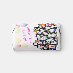 Happy Penguin Party Your Birthday Gift Hershey's Miniatures