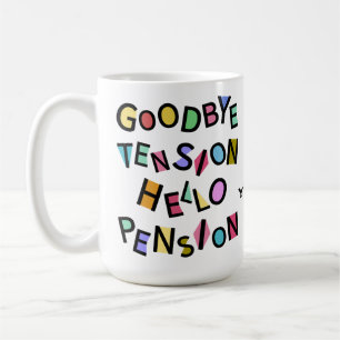 Happy Pensioner Funny Retiree Senior Old Man Lady Coffee Mug