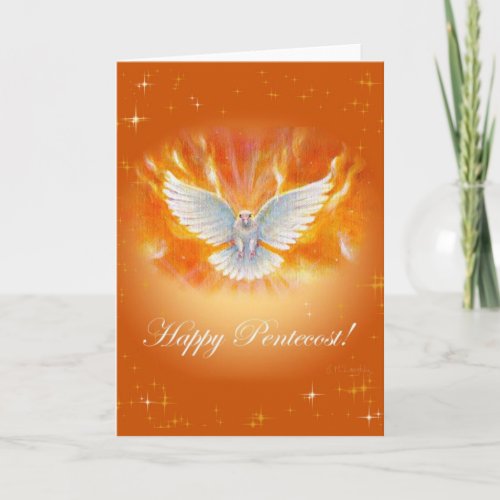 Happy Pentecost by Jenny McLaughlin   Card