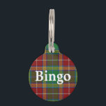 Happy Pet Clan Baxter Tartan Plaid Pet Name Tag<br><div class="desc">Your pet will be happy and proud to wear this wonderful Clan Baxter tartan name tag,  complete with customizable name.</div>