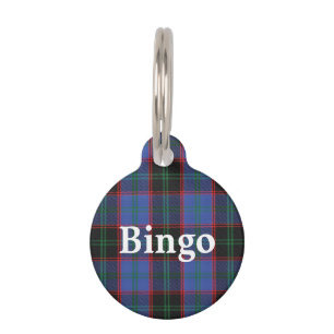 Happy Pet Clan Home Hume Tartan Plaid Pet ID Tag