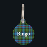 Happy Pet Clan MacKenzie Tartan Plaid Pet Name Tag<br><div class="desc">Your pet will be happy and proud to wear this wonderful Clan MacKenzie tartan name tag,  complete with customizable name.</div>