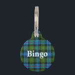 Happy Pet Clan MacKenzie Tartan Plaid Pet Name Tag<br><div class="desc">Your pet will be happy and proud to wear this wonderful Clan MacKenzie tartan name tag,  complete with customizable name.</div>
