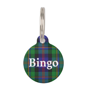 Happy Pet Clan Malcolm Tartan Plaid Tag