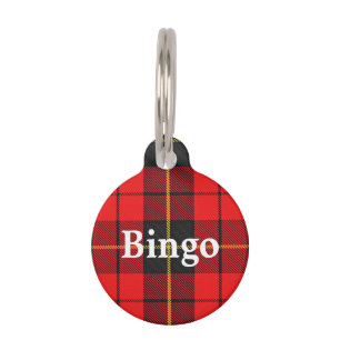 Happy Pet Clan Wallace Tartan Plaid Tag
