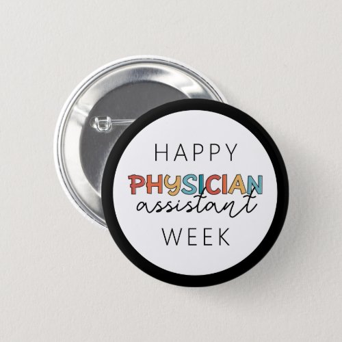 Happy Physician Assistant Week Button