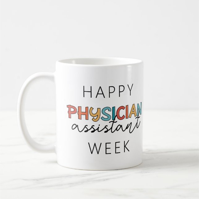 Happy Physician Assistant Week Coffee Mug (Left)