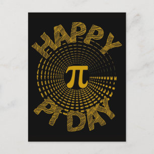 Happy Pi Day 2026 Math Nerd Celebration Holiday Postcard