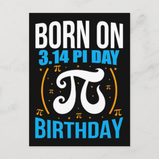 Happy Pi Day 2026 Math Nerd Celebration Holiday Postcard