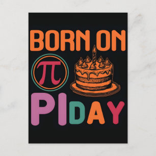Happy Pi Day 2026 Math Nerd Celebration Holiday Postcard