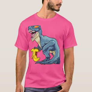 Happy Pi Day 314 Dinosaur T Rex Pi Mathematics Mat T-Shirt