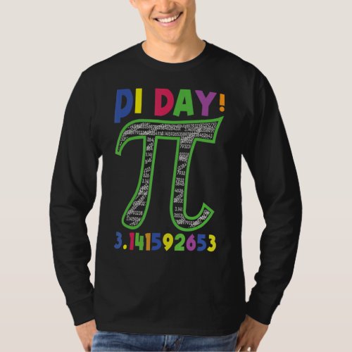 Happy Pi Day  3 14 Pi Number Symbol Math Science T_Shirt