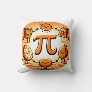 Happy pi day 3.14 throw pillow