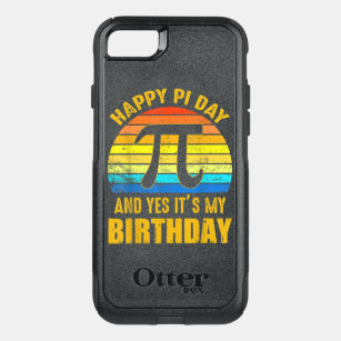 Happy Pi Day And Yes Its My Birthday Math Geek Tea OtterBox Commuter iPhone SE/8/7 Case