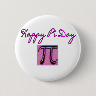 Happy Pi Day--Artsy Button