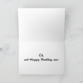Happy Pi Day (Birthday) Card (Inside)