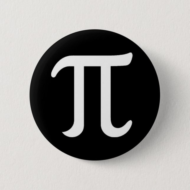 Happy Pi Day Button (Front)