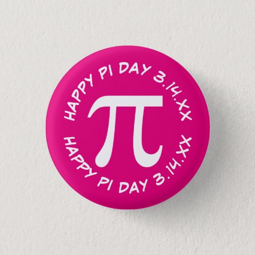 Happy Pi Day Button