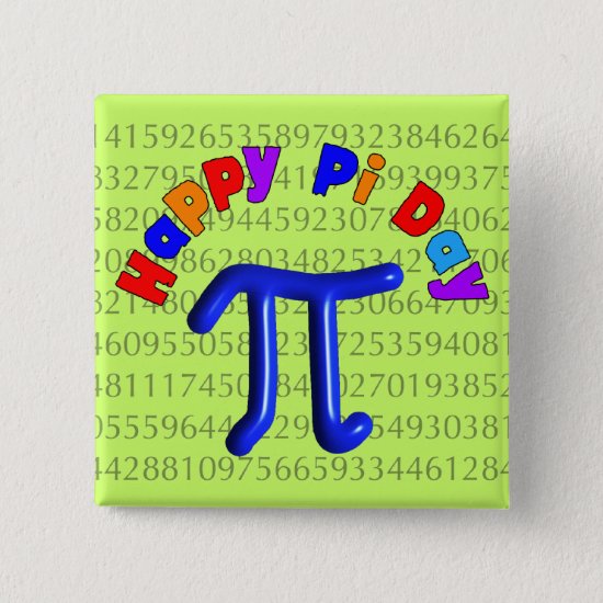 Happy Pi Day Buttons