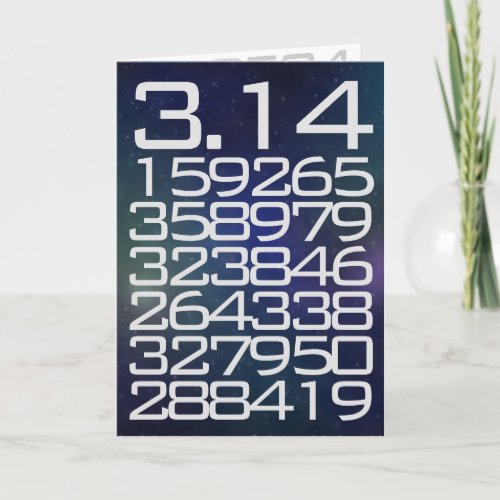 Happy Pi Day Card