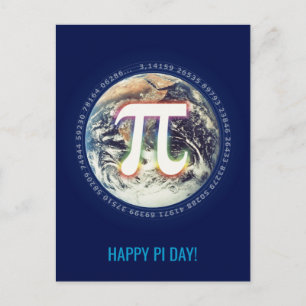 Happy Pi Day   Celebrate Postcard