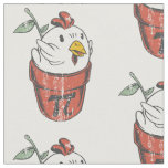 happy pi day chicken pot pie pun fabric