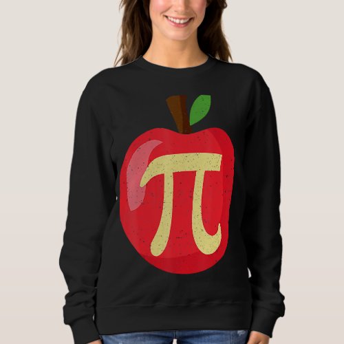 Happy Pi Day Cute Apple Pie 3 14 Funny Science Mat Sweatshirt