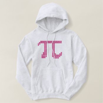 Happy Pi Day Embroidered Hoodie by GrooveMaster at Zazzle