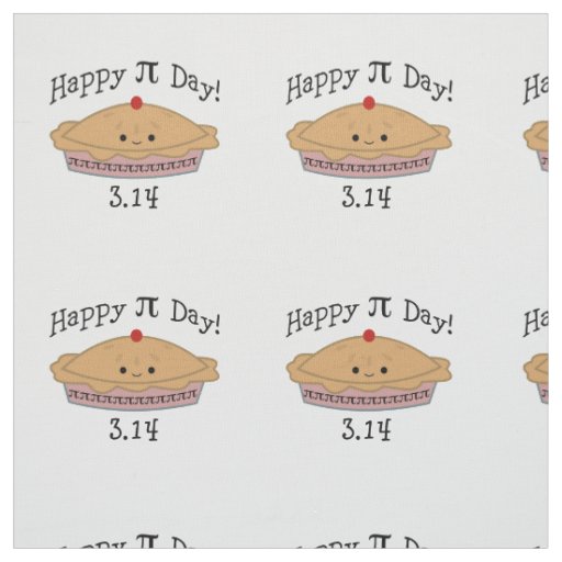 Happy Pi Day Fabric