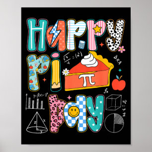 Happy Pi Day Funny Math Coach Teacher Pi Day Boys  Poster