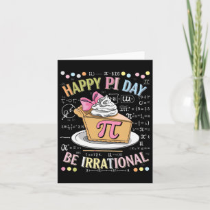 Happy Pi Day Funny Math Coach Teacher Pi Day Coque Card