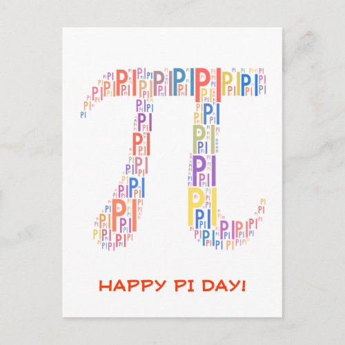 Happy Pi Day _ Greetings Postcard