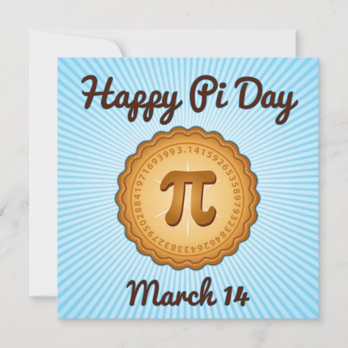 Happy Pi Day Invitation