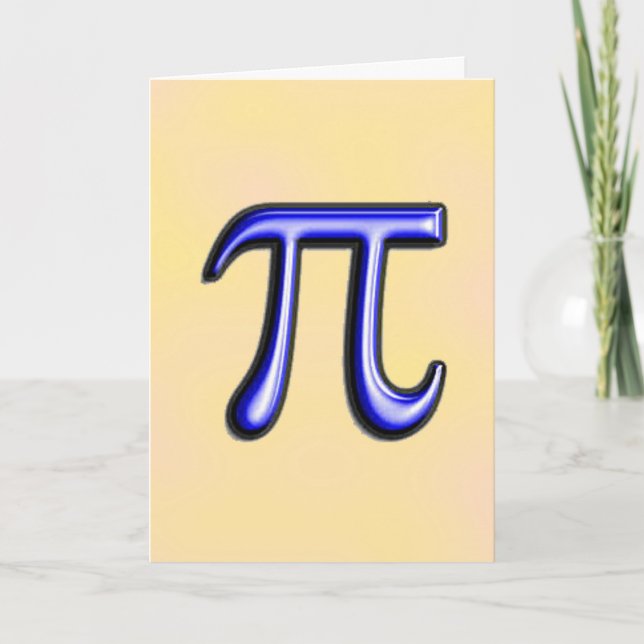Happy Pi Day - March 14th Card (Front)