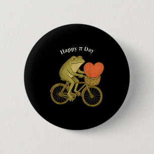Happy Pi Day Math Teacher Frog Mathematician S, Hi Button