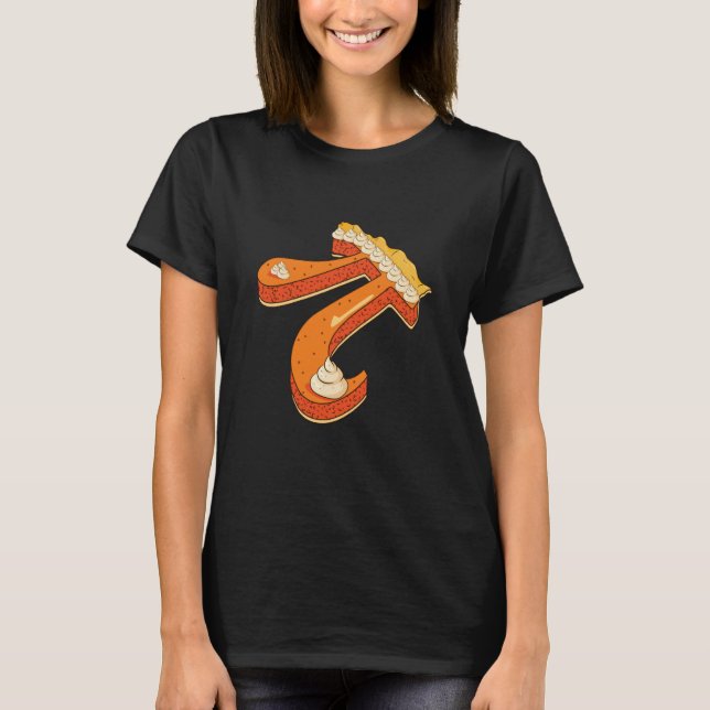 Happy Pi Day Math Teacher Student Cute Slice 3 14  T-Shirt (Front)