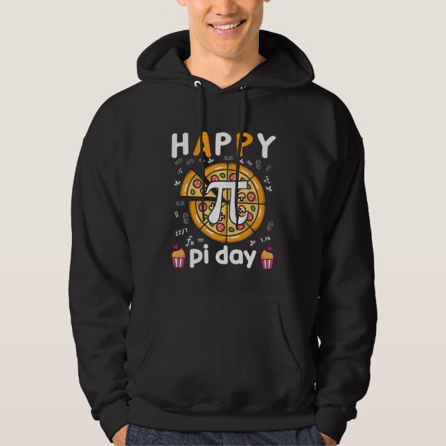 Happy Pi Day Mathematic Math Teacher for Pi Day 3  Hoodie (Front)