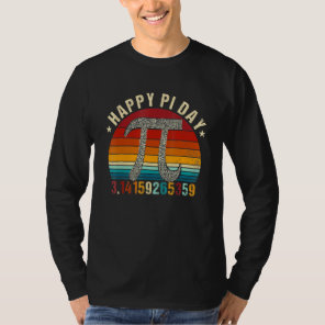 Happy Pi Day Mathematic Math Teacher Vintage T-Shirt