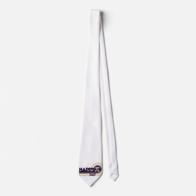 Happy Pi Day Neck Tie (Front)