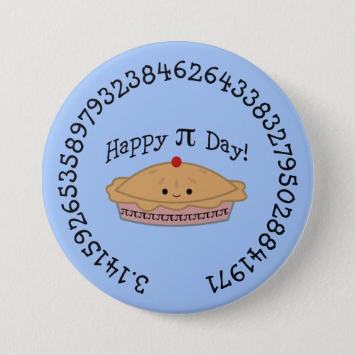 Happy Pi Day Pie Button