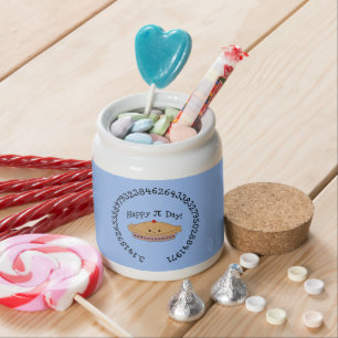 Happy Pi Day Pie Candy Jar