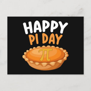 Happy Pi Day Pie Mathematics Math Rainbow Postcard